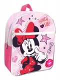 Detský batoh s vreckom Minnie pink 30 cm