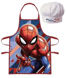 Detská zástera s kuchársku čiapkou Spiderman