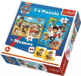 Puzzle Veselá Patrola 3v1 30 + 48 dielikov + pexeso