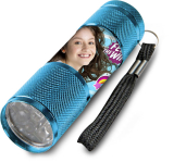 Detská hliníková LED baterka Soy Luna azurová