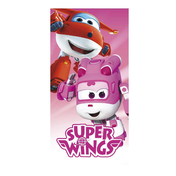 Osuška Super Wings pink