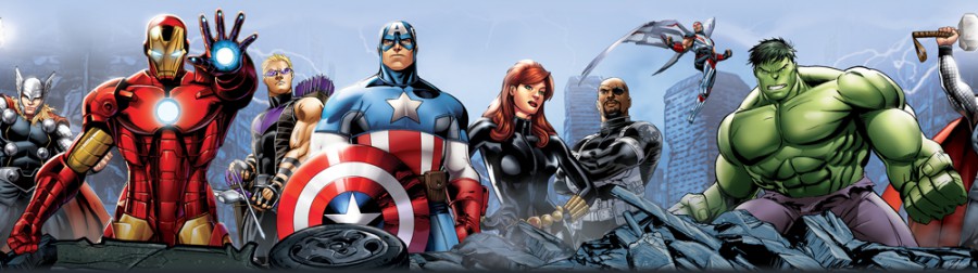 Samolepiaca bordúra Avengers