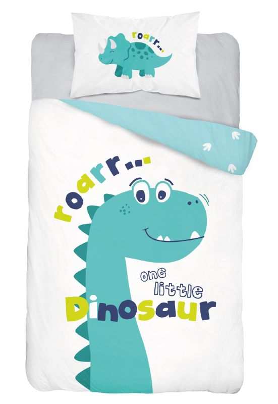 Obliečky do postieľky Little Dino blue