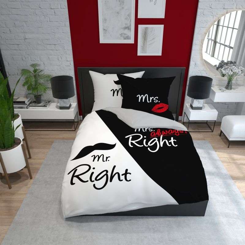 Francúzske obliečky Mr Right 220/200 cm