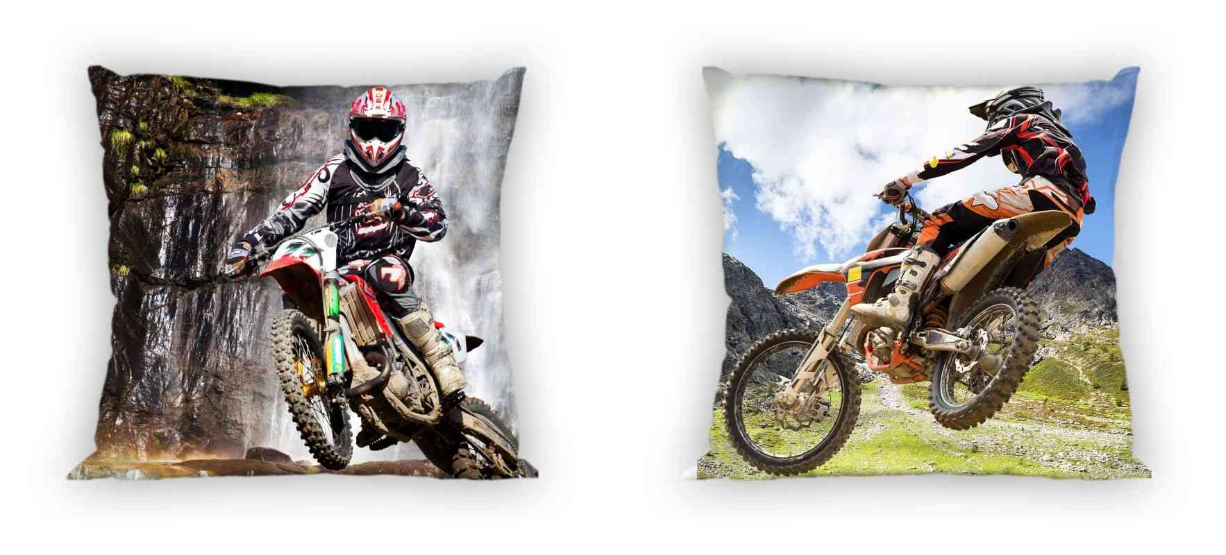 Obliečka na vankúšik Motokros