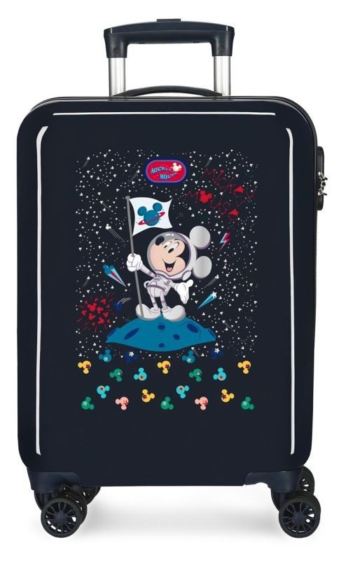 ABS Cestovný kufor Mickey On the Moon 55 cm