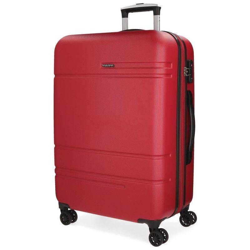ABS Cestovný kufor MOVOM Galaxy Červený 78 cm