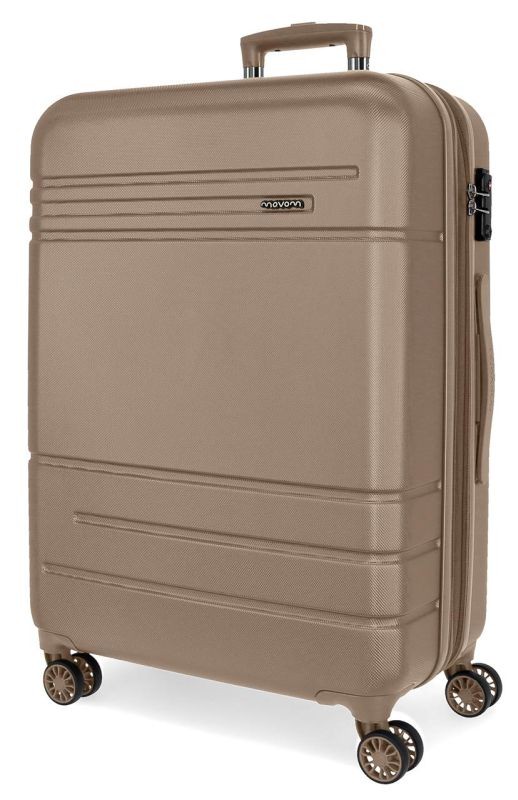 ABS Cestovný kufor MOVOM Galaxy Champagne 68 cm