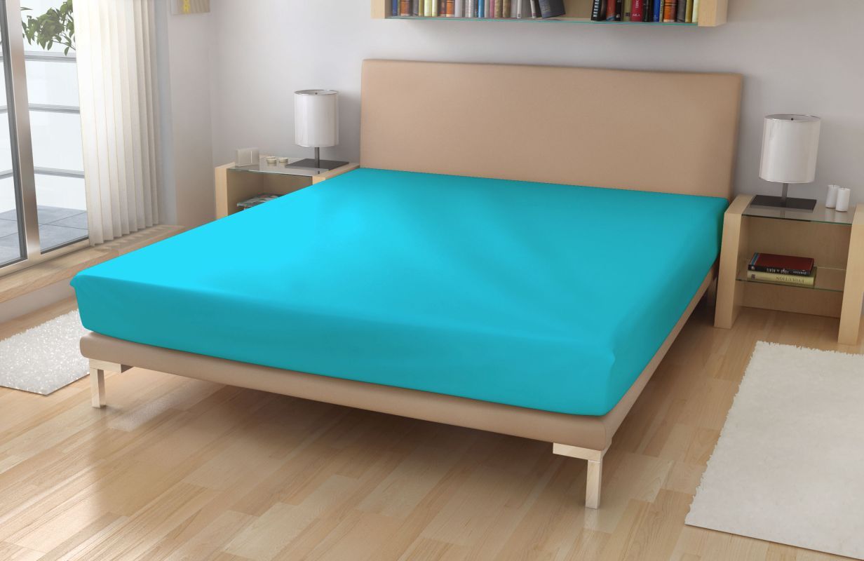 EXKLUSIVE Mikroplyšová plachta Tyrkysová 180/200