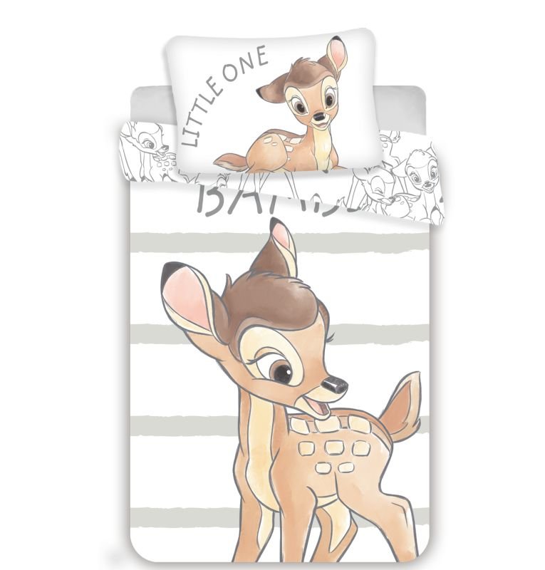 Obliečky do postieľky Bambi stripe baby