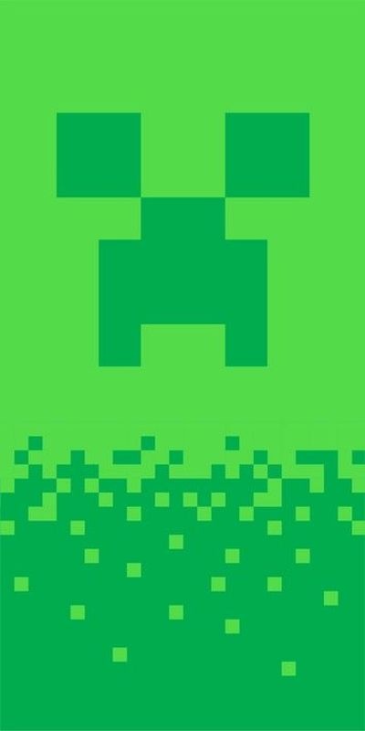Osuška Minecraft Digital Creeper