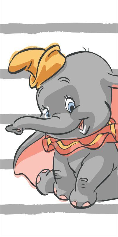 Osuška Dumbo stripe