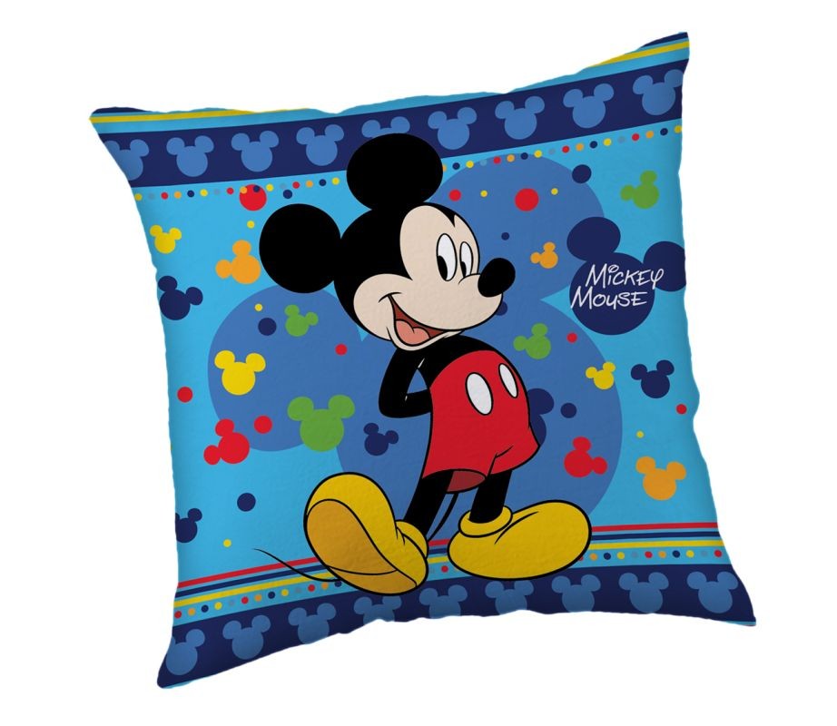 Plyšový vankúšik Mickey Blue 40/40