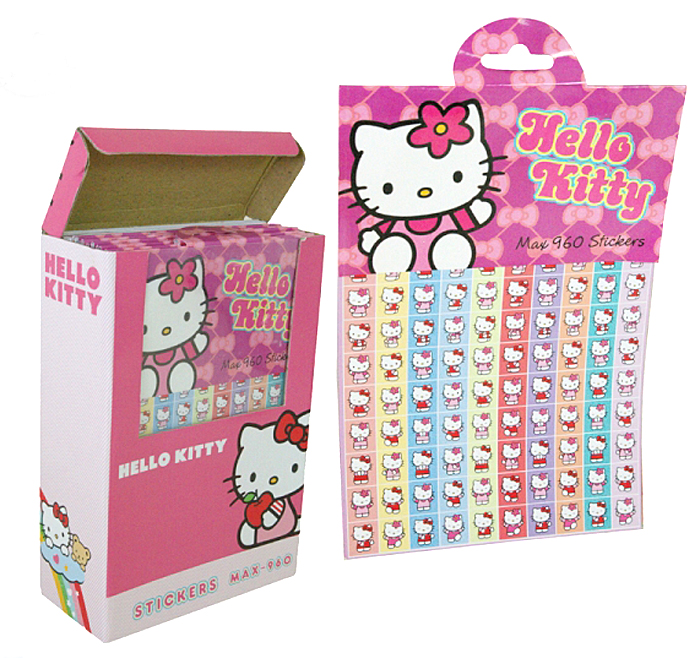 Samolepky na balenie darčekov Hello Kitty