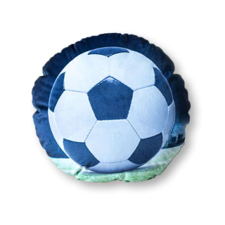 Tvarovaný Plyšový vankúšik Futbalová lopta