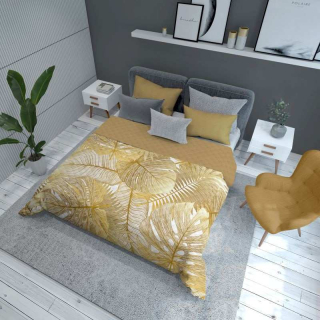 Prehoz na posteľ Monstera Gold 170/210