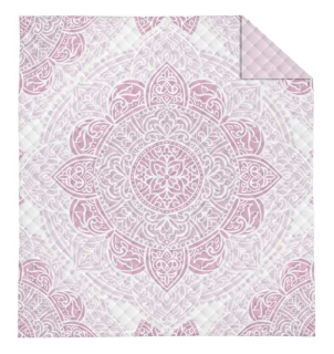 Prehoz na posteľ Mandala rosé 220/240