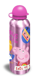ALU fľaša Peppa Pig ružová 500 ml