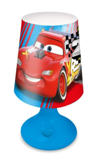 Nočná stolná LED lampička Cars Blesk