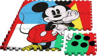 Podlahové penové puzzle Mickey 9 dielov