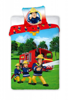 Obliečky Požiarnik Sam záhrada