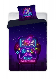 Obliečky Gamer Neon