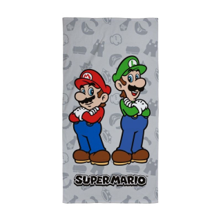 Osuška Super Mario grey