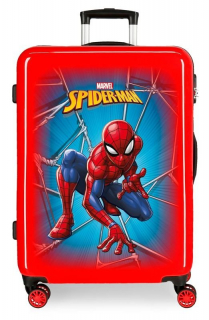 ABS Cestovný kufor Spiderman Black 68 cm