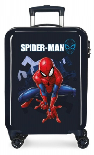 ABS Cestovný kufor Spiderman Action Blue 55 cm