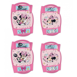 Chrániče kolien a lakťov Minnie pink
