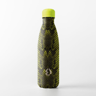Nerezová Termo fľaša na pitie Fashion Had zelená 500 ml