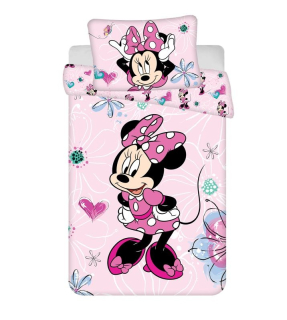 Obliečky do postieľky Minnie Flowers 02