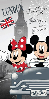 Osuška Mickey a Minnie v Londýne