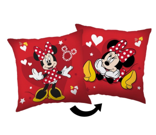 Mikroplyšový vankúšik Minnie Hearts 03