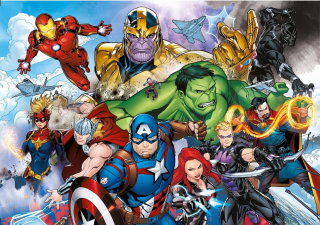 Puzzle Avengers Marvel 104 dielikov