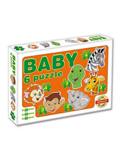 Detské Baby puzzle zvieratká zo zoo 