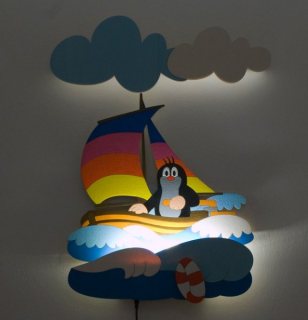 LED Lampička DoDo Krtko a plachetnica