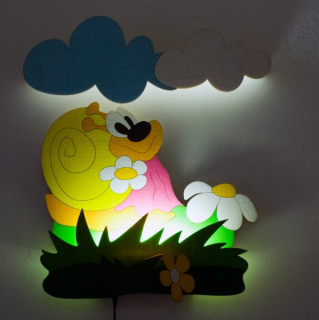 LED Lampička DoDo Slimáčiková