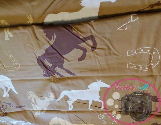 postelna bielizen kone, detailne foto, vlastné foto www.baby-babatko.sk